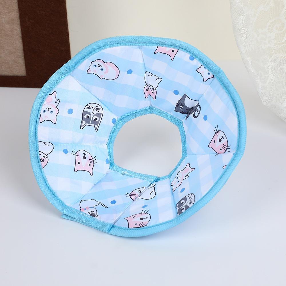 Adjustable Pet Elizabeth Collar Soft Anti Licking Collar Cat Cone Collar  Wound Recovery