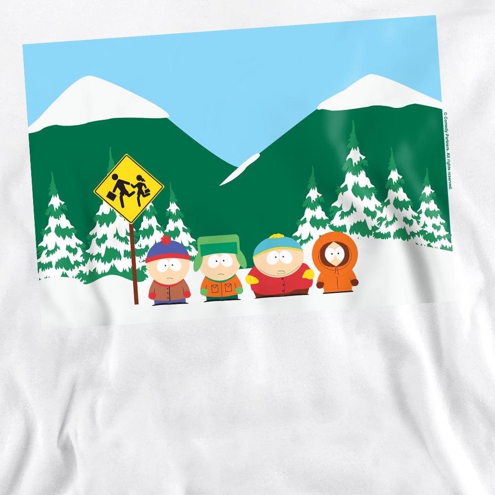 South Park Unisex Adult Bus Stop Sweatshirt