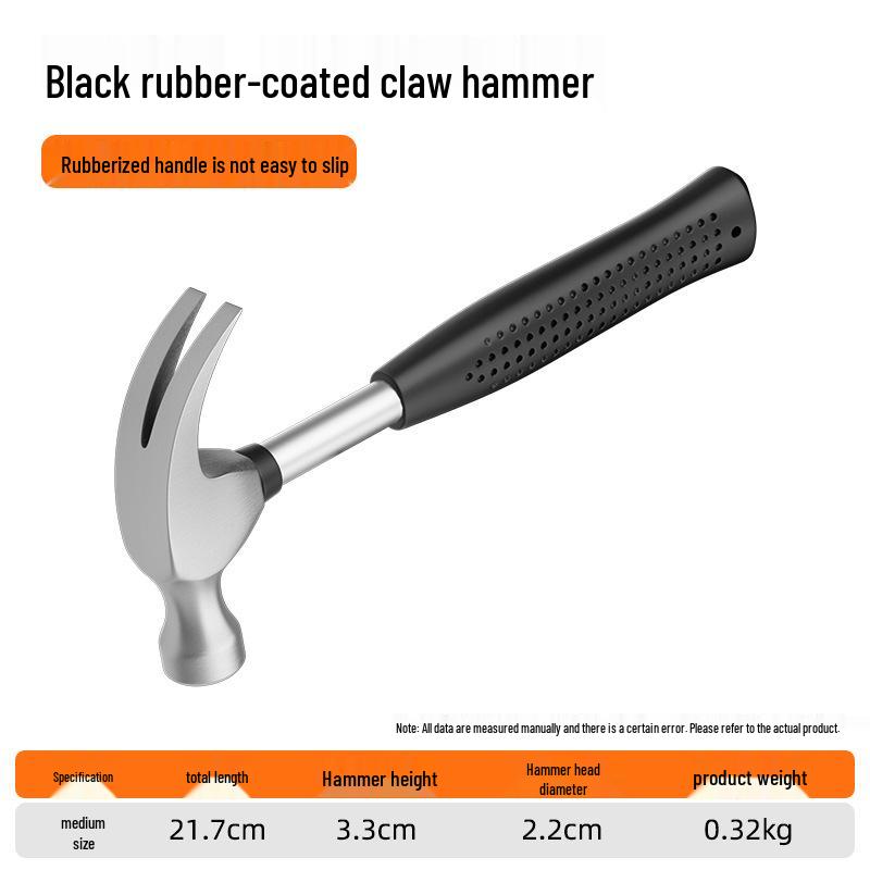 Multi-Function Mini Claw Hammer for Woodworking and Household Use