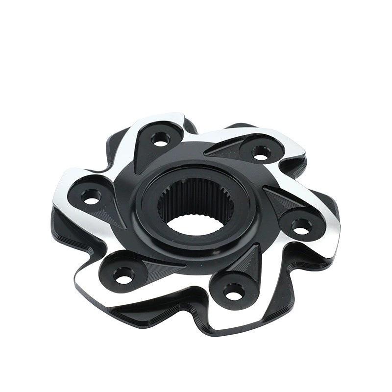 Kompatible Kettenradabdeckung und Hinterradmutter für Qianjiang Sai 250/400/550 - Modifizierte Einarmschwinge, Aluminiumlegierung