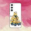 CUSTODIA CARINA L-Little M-Minions-es Nera in Silicone Morbido Per Samsung Galaxy A73,A72,A71,A70,A53,A52,A51