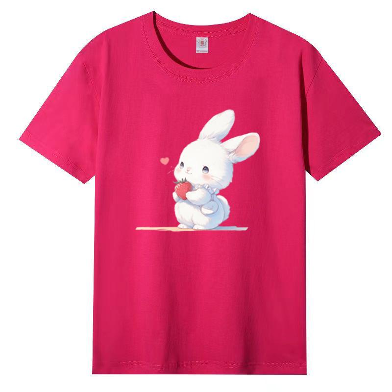 Cotton Short-sleeved T-shirt Female Loose Korean Version of The Harajuku Wind New Letter Printing Students Cotton Body Shirt Female