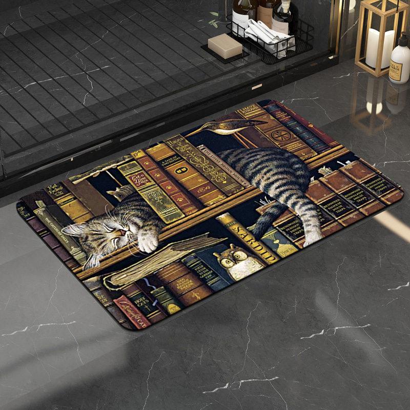 Animal Carpet Floor Mat Household Bedroom Kitchen Non-slip Mat Entry Door Rub Mat Door Mat