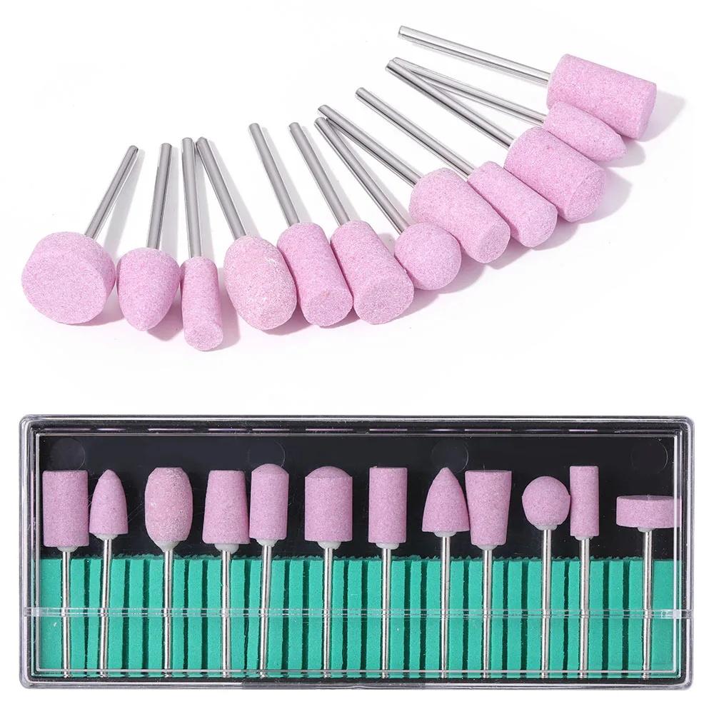 Nail Art Drill Set Bits Replace Sandpaper Head Gel Tips Grinding Polishing Tool Nail Tools Pedicure Nail Machines Accessories