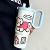 High-Capacity 316 Stainless Steel Insulated Cup with Straw