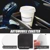 50pcs Car Coasters Blank Diy Sublimation Coasters Heat-Resistant Wear-Resistant Non-Slip Cup Mats For Car Portable Holder