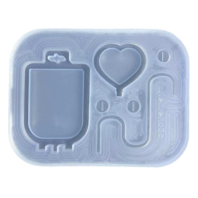 Nurse Theme Silicone Mold Crystal Epoxy Shaker Filler Silicone Molds Resin Fillings Mould Quicksand Resin Mold