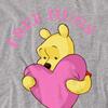 Winnie the Pooh Unisex Adult Free Hugs Valentine`s Day T-Shirt
