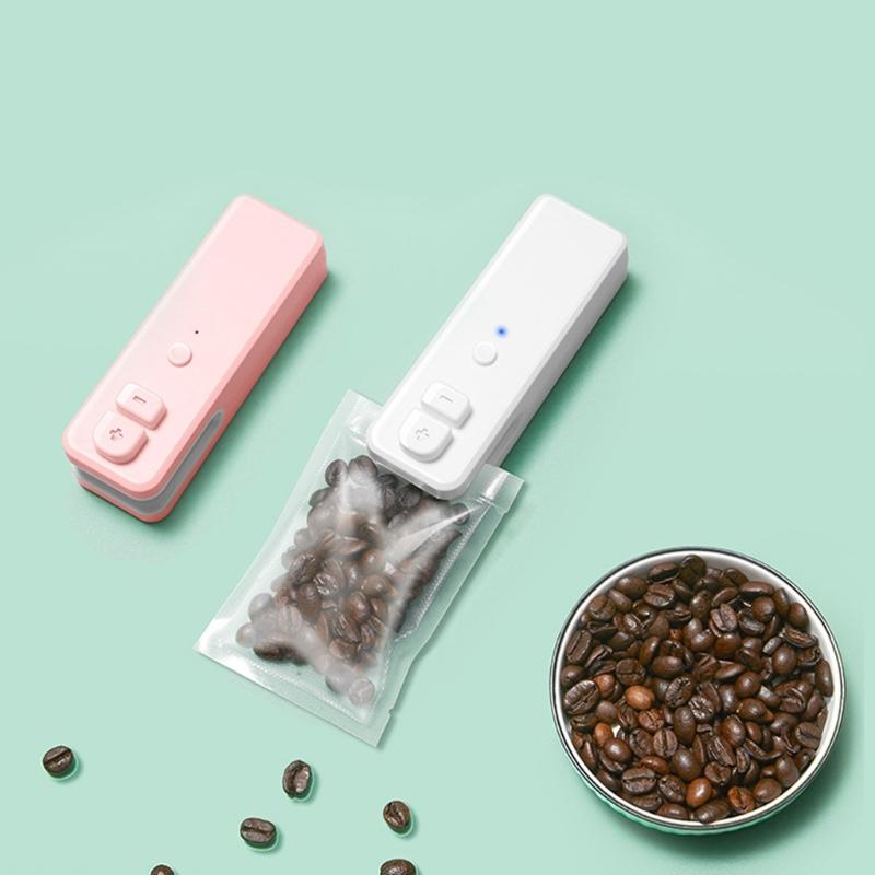 Portable USB Charged Bag Sealer Reliable Miniature Sealer USB Rechargeable Bag Sealer for Frequent Sealing Tasks