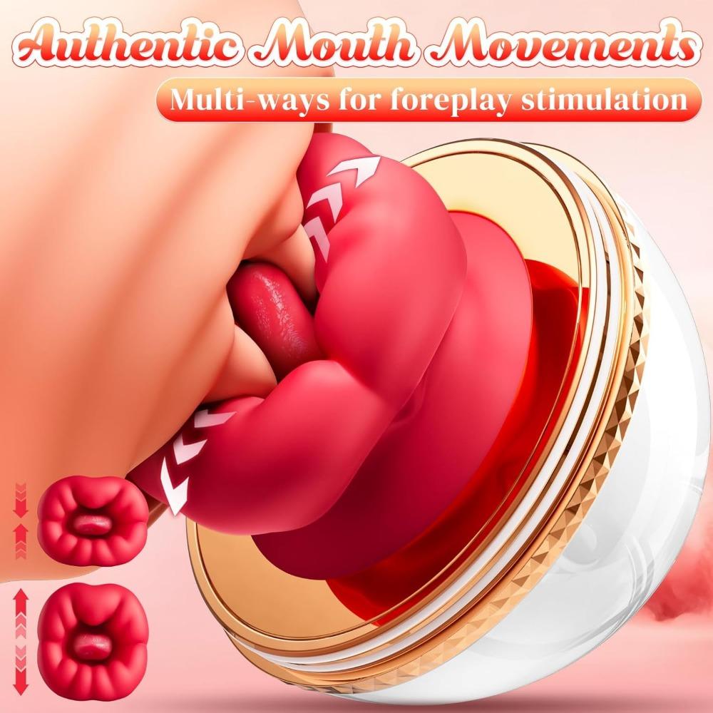 Nipple Sucker Vibrator for Women - 9 Vibe Modes + 3 Suck Modes, Detachable Clit/Nipple/Anal Stimulator Toys for Couples