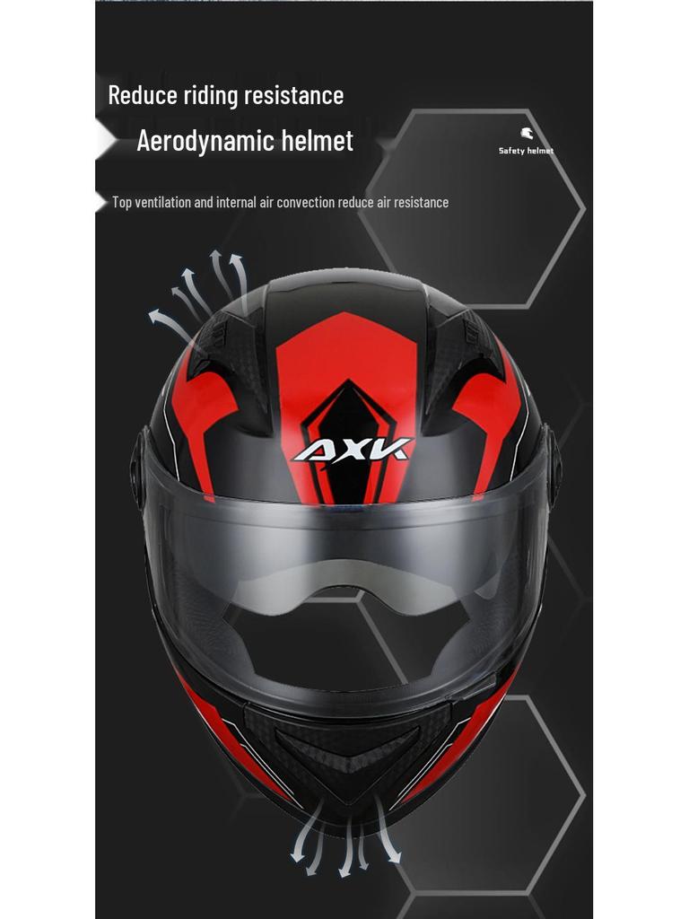 Męski/Damski Zimowy Ciepły Elektryczny Kask Samochodowy - Całoroczny Pełny Kask Motocyklowy