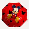 Mickey Mouse,Disney Themed Automatic Opening and Closing Folding Umbrella, Reinforced 8 Ribs, Compact Travel Design, Fashionable Folding Umb
