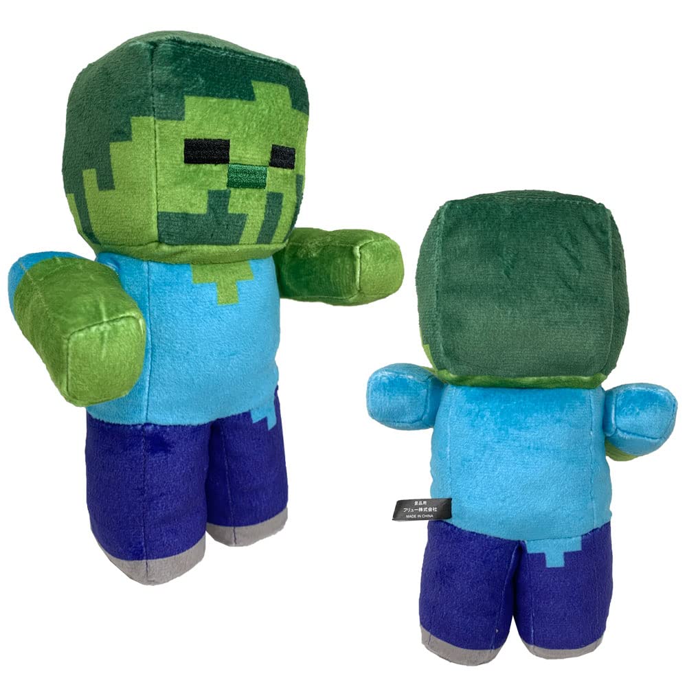 Introducing the Popular Enemy Mob Plush All 3 Official Approximately 22cm Toys Zombie, Drowned, Husk, Types, Merchandise,