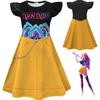 Kids KPop Demon Hunters Dress Clothes Cosplay Costume Girls Cartoon Rumi Dresses Children Casual Girl Dress Halloween Xmas Party