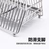 304 Stainless Steel Chopstick Holder - Kitchen Countertop Drainage Storage Rack for Utensils,Modern Chopstick & Spoon Organizer