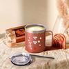 Livole Rose Gold Perfect for or Stainless Steel Vacuum Insulated Coffee Cup with Insulated for and Includes a Perfect for or "I'm Mom" Mug, 350ml,