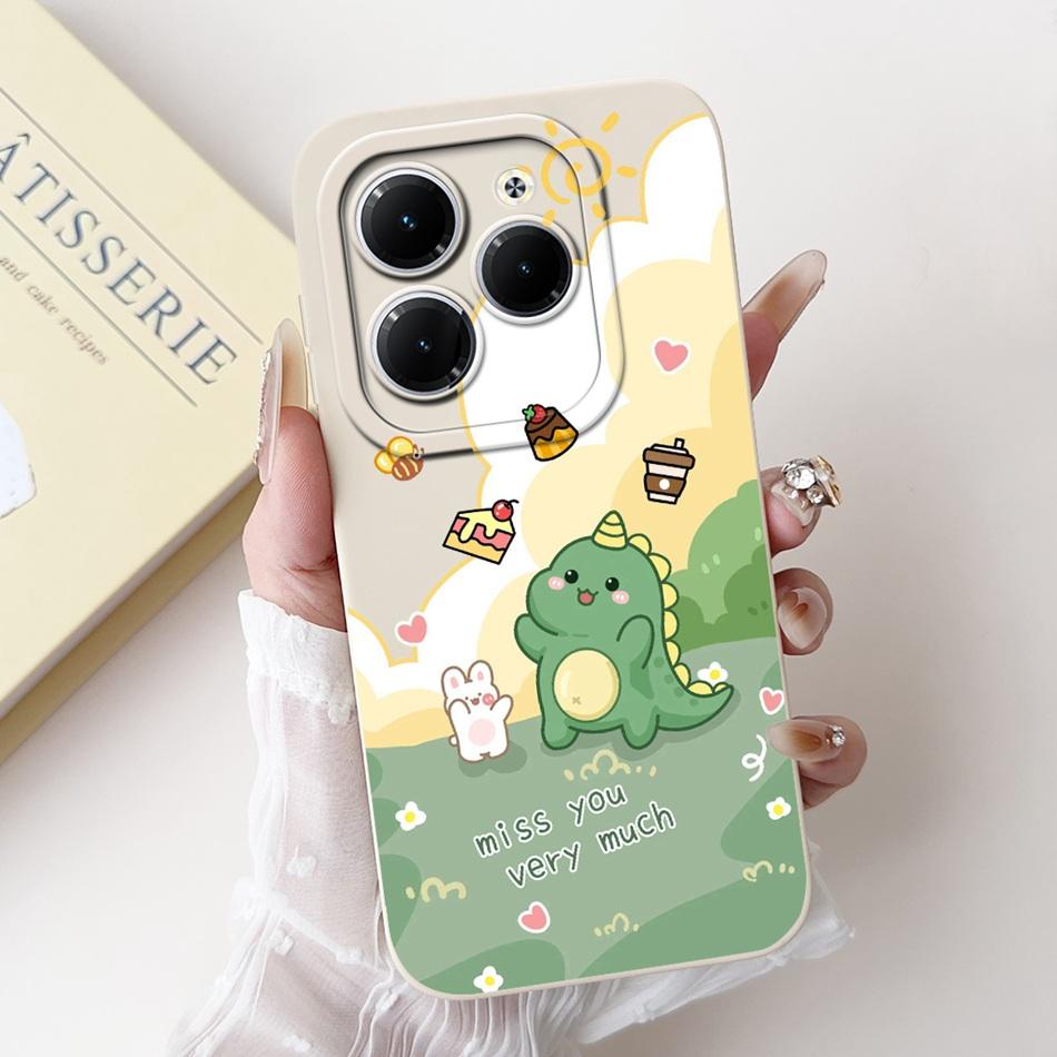 For Infinix Hot 40 Pro Case Hot 40 40i 40Pro Hot40 Hot40i Cute Panda Rabbit Cartoon Soft Silicone Shockproof Phone Cases