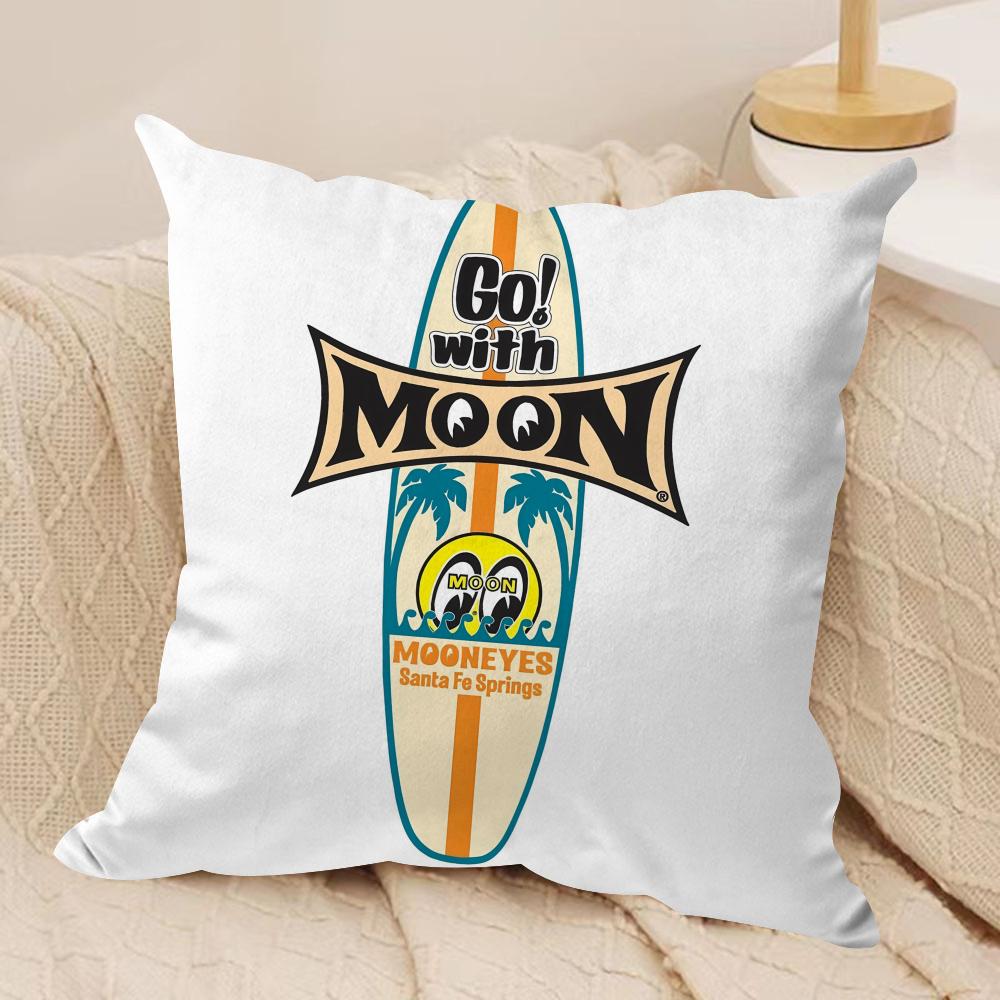 Fashion MMooneyes Cushion Cover Soft Plush Fabric DoubleSided Printed Sofa Cushion Cover for All Seasons Home Decor Gift