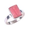 Natural Rhodochrosite Gemstone Handmade 925 Solid Sterling Silver Ring S.9 D1Q86