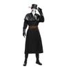 Costume da Medico della Peste Steampunk Corvo per Halloween con Becco Lungo