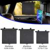 Black Car Side Window Sun-Shade Retractable Car Window Sun Visors  Auto Truck