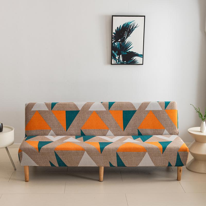 Yeni Futon Kanepe Koruyucu Katlanır Kanepe Yatak Örtüsü Oturma Odası İçin Kolsuz Kanepe Kılıfları Elastik Spandeks Malzeme Yumuşak Slipcoverlar
