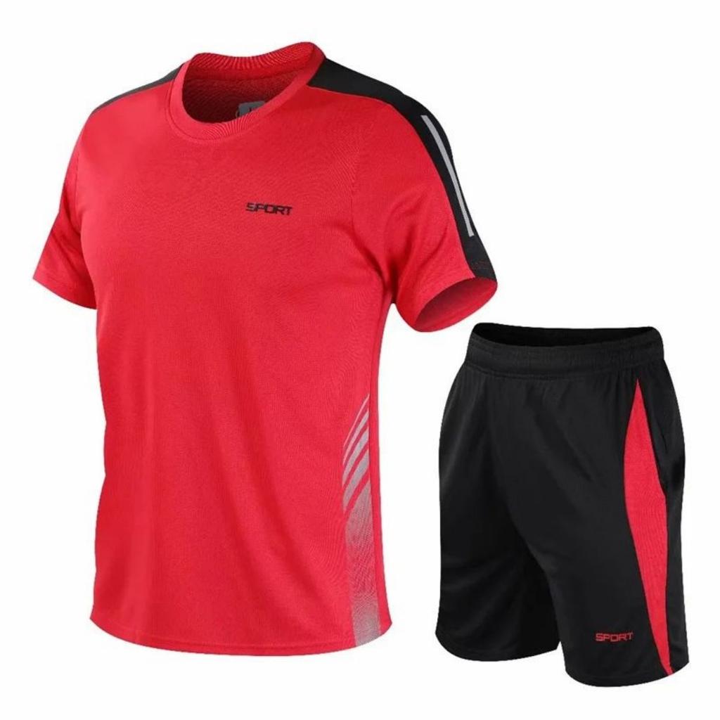 2025 Summer New Lightweight Breathable Comfort Soft Quick Dry Sweat Absorbent Men's Tracksuit