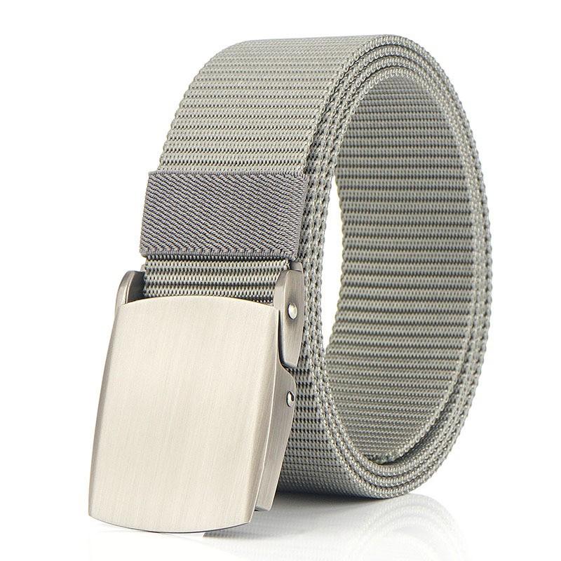 

TUSHI Youth Outdoor Sports Nylon Belt Canvas Men Young Student Simple Automatic Buckling 120cm
