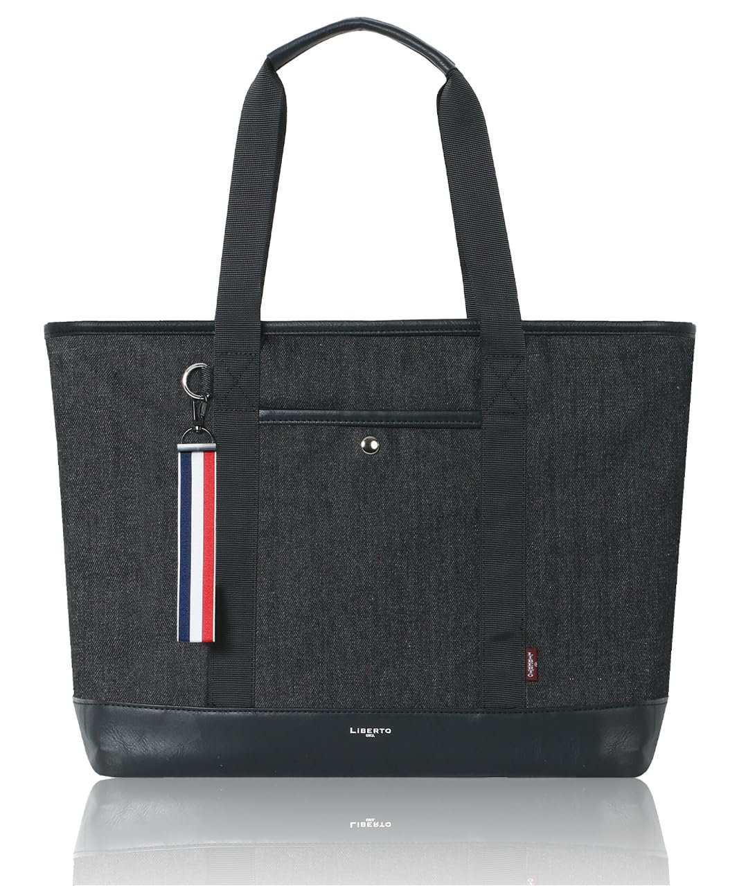 

Сумка-тоут Denim Tote Custom Commuting to Work или Black Free [Liberto Edwin] Мужская сумка, большая, сделанная, простая, повседневная, школьная, унисекс,