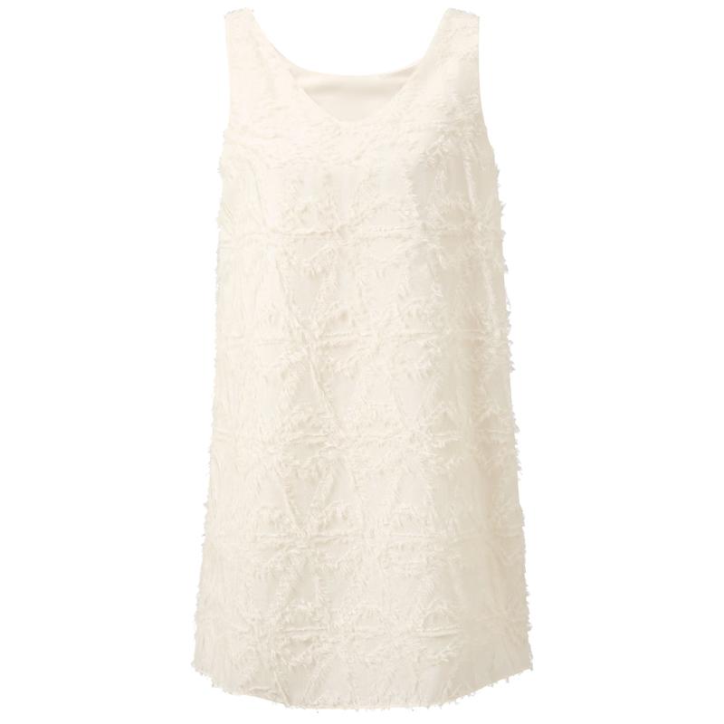 SanCai 2026 Summer Cut-Flower Sleeveless A-Line Mini Dress M
