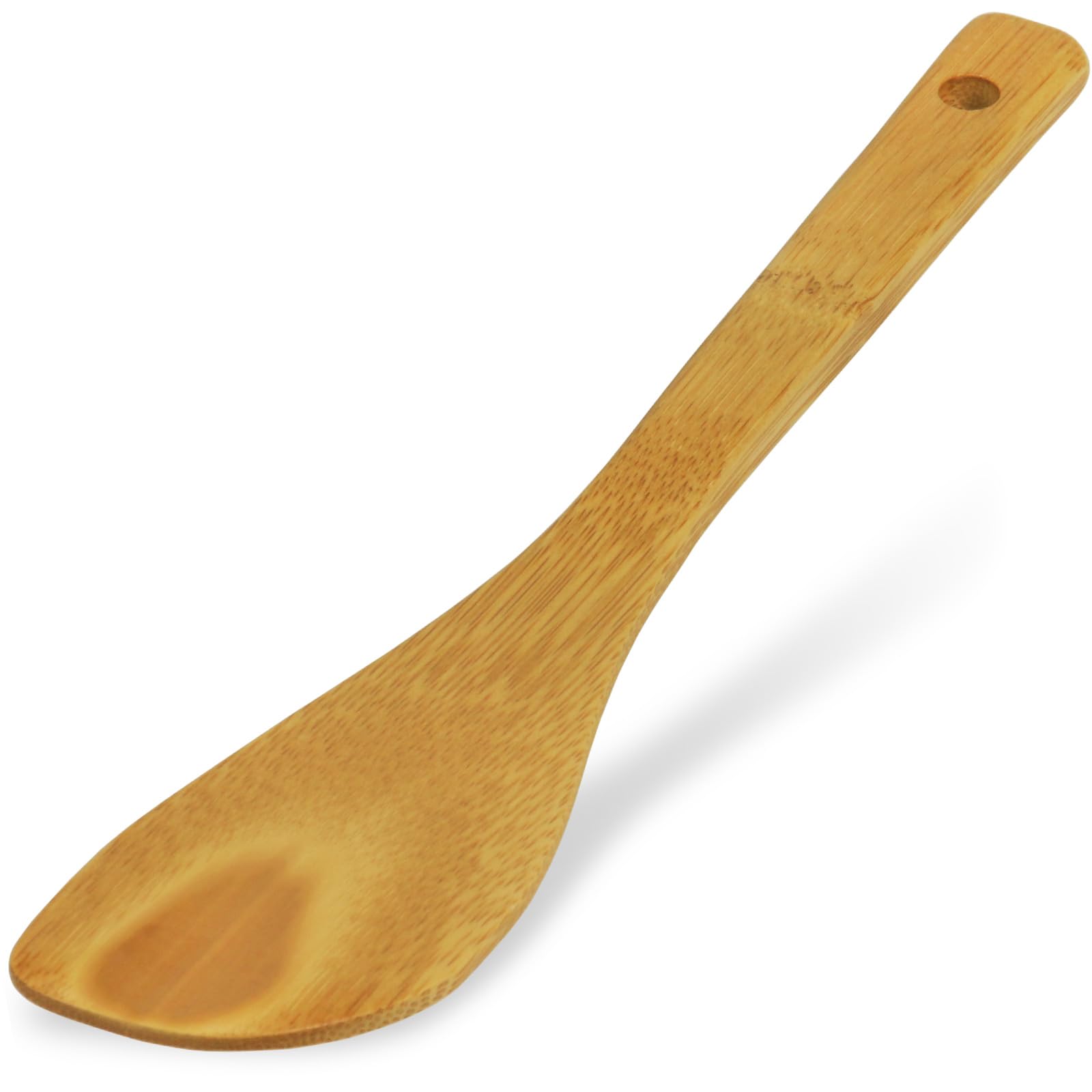 Morikuru Soot Bamboo Wooden Cooking SG Wonder Zone Length (Morikuru) Japanese-Made Turner, Bamboo, Spatula, Turner, Spatula, Tool, TK04-14, 25.5cm