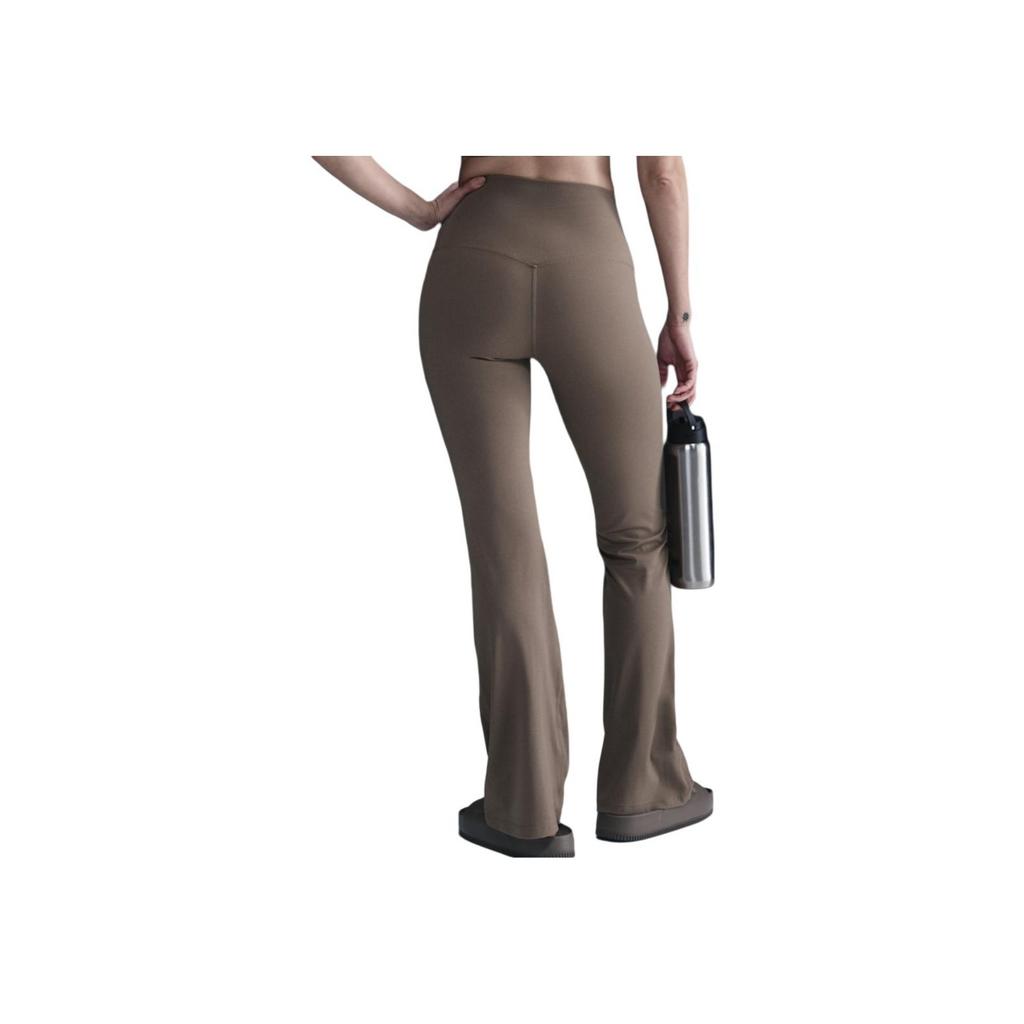 Nike Zenvy Dri-Fit High Waist Flared Slim Fit Sports Trousers Women Bottoms Brown Black FV7922-233