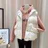 Women's Plus Size Loose Fit Short Down Cotton Vest - Versatile Autumn/Winter 2024 Jacket