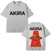 Anime Neo Tokyo Akira Tshirts Movie Science Fiction Harajuku Vintage Shotaro Kaneda T Shirt Unisex Women Oversized Cotton Tshirt