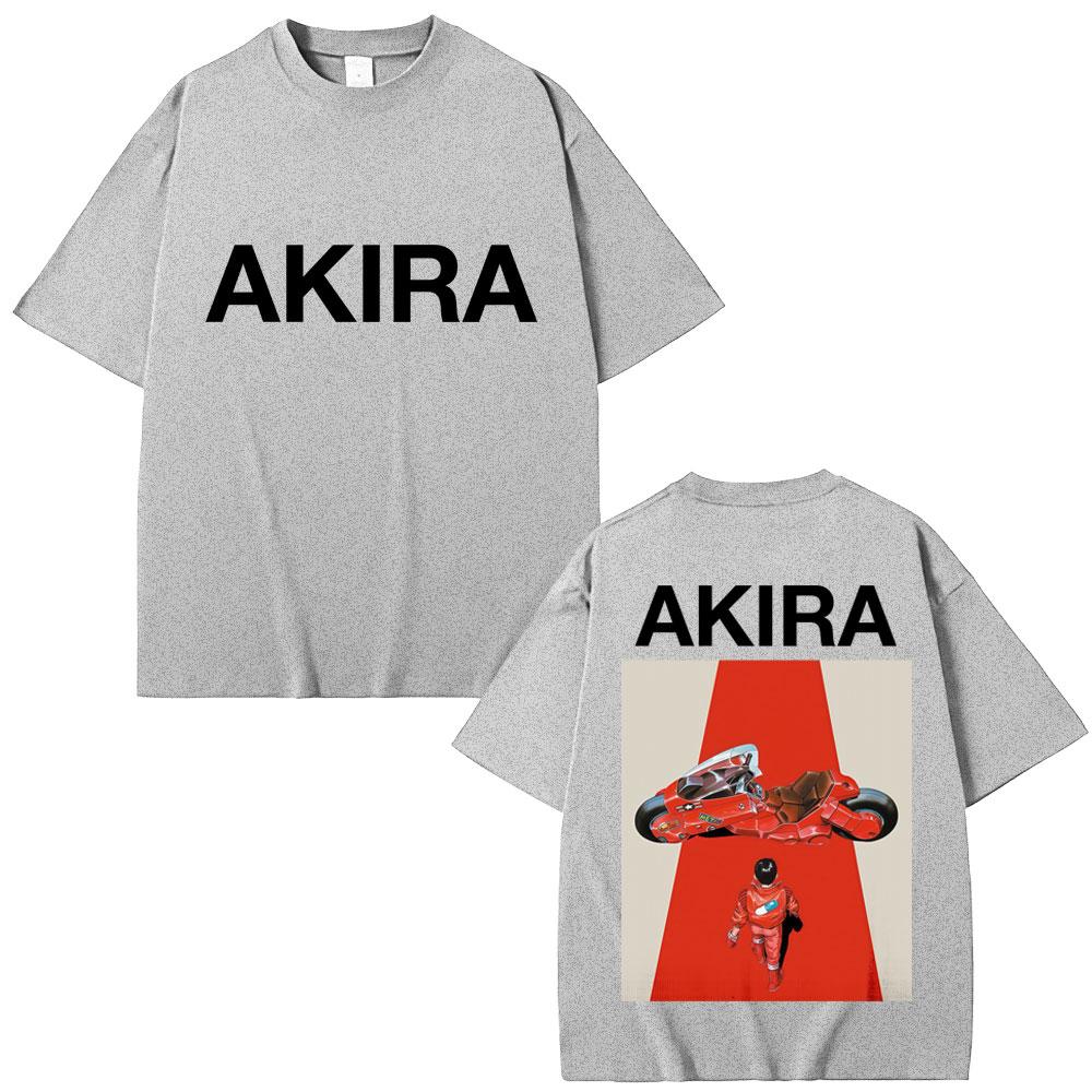 Anime Neo Tokyo Akira Tshirts Movie Science Fiction Harajuku Vintage Shotaro Kaneda T Shirt Unisex Women Oversized Cotton Tshirt
