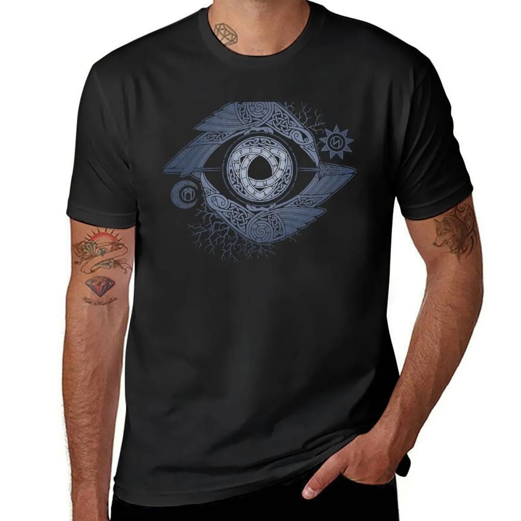 ODIN'S EYE T-Shirt korean fashion oversizeds Short sleeve tee