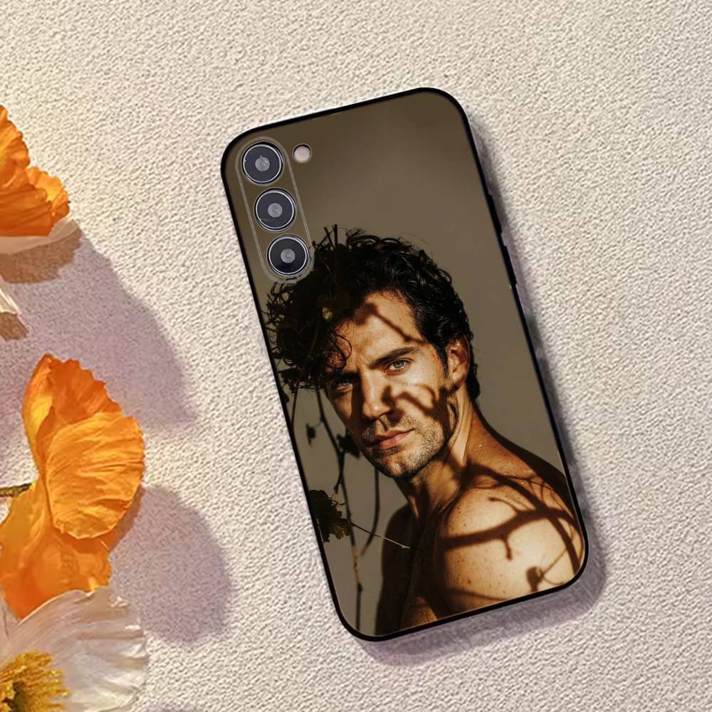 Actor H-Henry C-Cavills Phone Case For Samsung Galaxy A73,A72,A71,A70,A53,A52,A51,Soft Silicone Black Cover