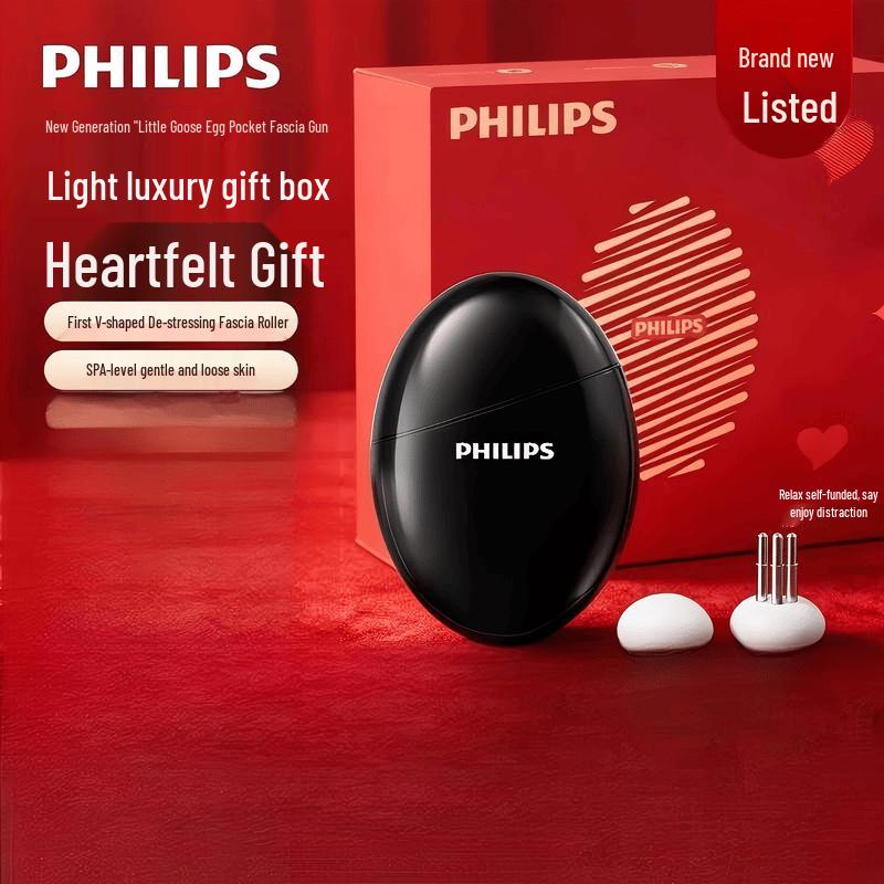 Philips Портативный мини-массажный пистолет, вилка CN (адаптер в комплекте)