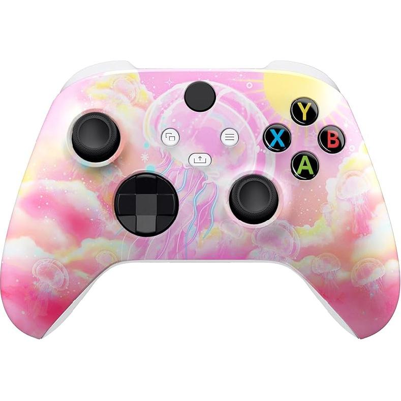 eXtremeRate Replacement Shell for Xbox Series X|S Controller - Unleash Your Style - Donut Odyssey Custom Acessories Skin Front Housing Cover for Xbox
