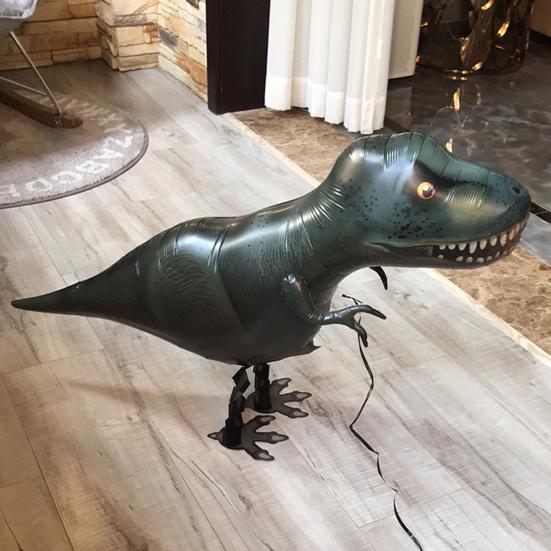 Ballon jouet anti-fuite réutilisable auto-scellé réaliste debout enfants jouant sans odeur animaux marchant ballon en aluminium jouet pour enfants