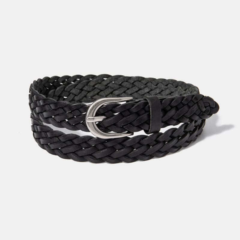 Halden Mesh Round Belt (T012_black)