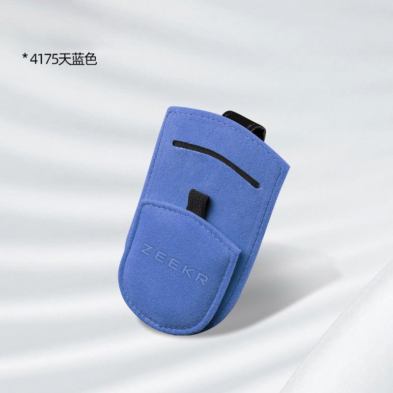 Italian suede Glasses Storage Clip Glasses Holder Accessory For Zeekr X 001 007 009 7X 7x 9x 2020 2021 2022 2023 2024 2025 2026