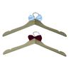 Elegant Wedding Garment Hanger Wood Frame Clothes Hanger MultiFunctional Hook For Bridal Shower Bride Grooms Use 2PCS