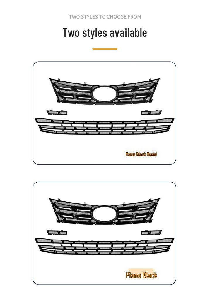 Toyota Avalon Front Grille Anti-Insect Net & Decorative Strip