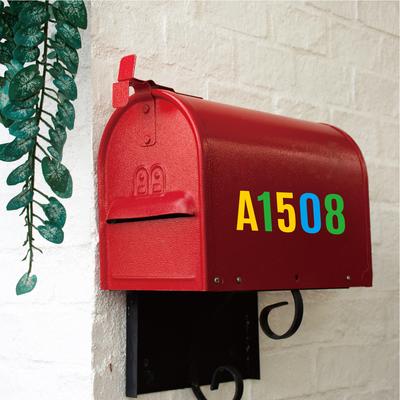 2 Inch Waterproof Letter Stickers For Journal DIY Number Symbol Decals Car Mailbox Decoration