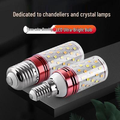 LED-Lampen 220V E27/E14 Sockel, 12W/16W, Energiesparend, Drei-Farben Dimmbare Maiskolbenlampen