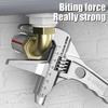 Adjustable Wrench Multi Functional Dual Use/Four Use Large Open End Wrench Household Open Bathroom Pipe Adjustable Wrench