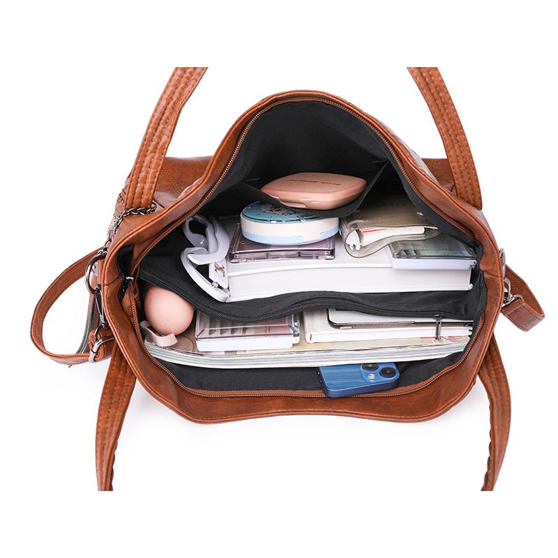 Geantă Tote din Piele Împletită cu Ciucuri pentru Femei, Capacitate Mare, de Purtat pe Umăr sau în Cruce, pentru Utilizare Zilnică, Navetă, Muncă, Cumpărături și Ieșiri de Weekend
