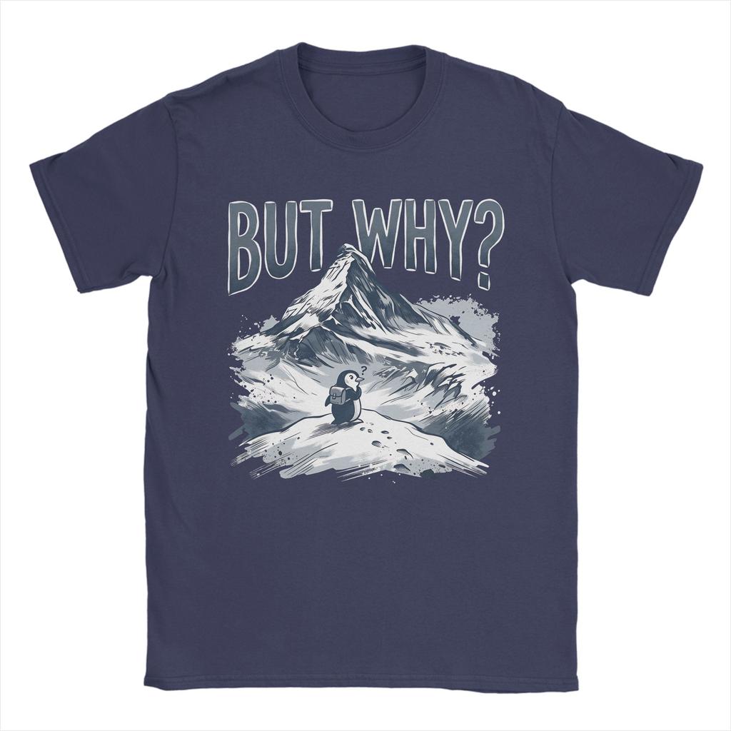Nihilist Penguin But Why Arctic Snow Meme TShirt Summer TShirts Unisex Cotton ONeck Plus Size Top Tees Short Sleeve Vintage Tops