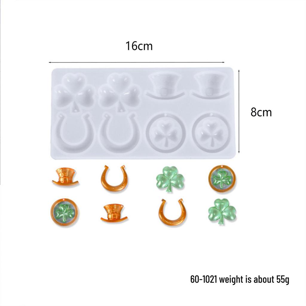 DIY Geometric Silicone Mold for Round, Oval, and Earring Pendants